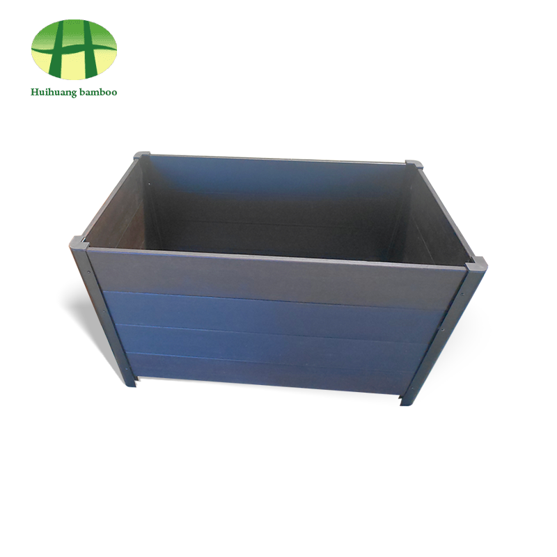 বহিরঙ্গন আবহাওয়া প্রতিরোধের বাঁশ রোপণকারী যৌগিক কাঠ রোপনকারী বাক্স বহিরঙ্গন আবহাওয়া প্রতিরোধের বাঁশ রোপণকারী যৌগিক কাঠ রোপনকারী বাক্স