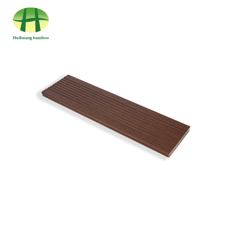 কফি রঙের বাঁশের মেঝে