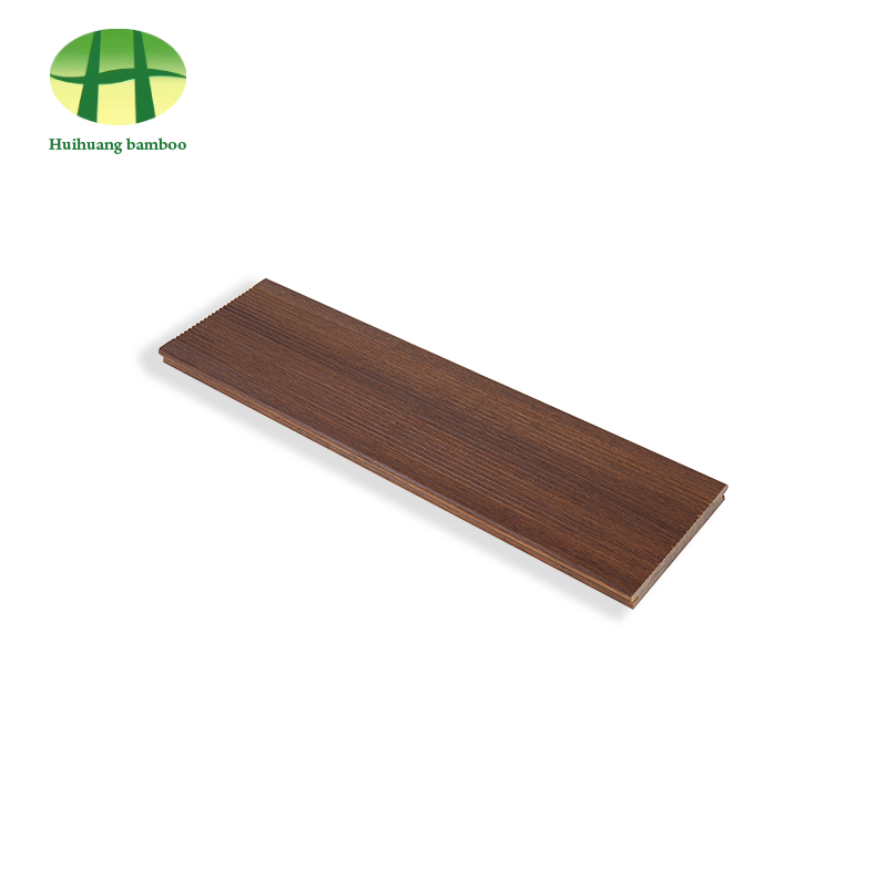 কফি রঙের বাঁশের মেঝে